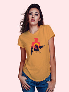 Women's T- Shirt Yellow