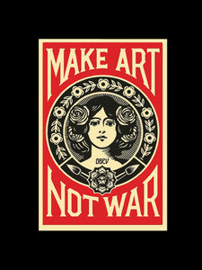 Get a "MAKE ART NOT WAR" Tee & help get a life transformed - Campaign by Ayushi